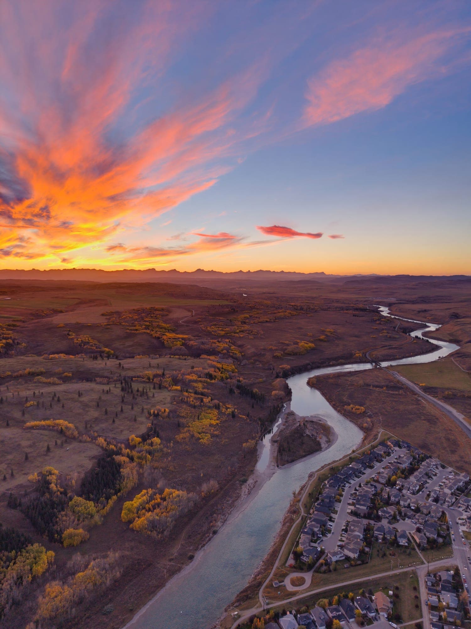 Sunset Aerial